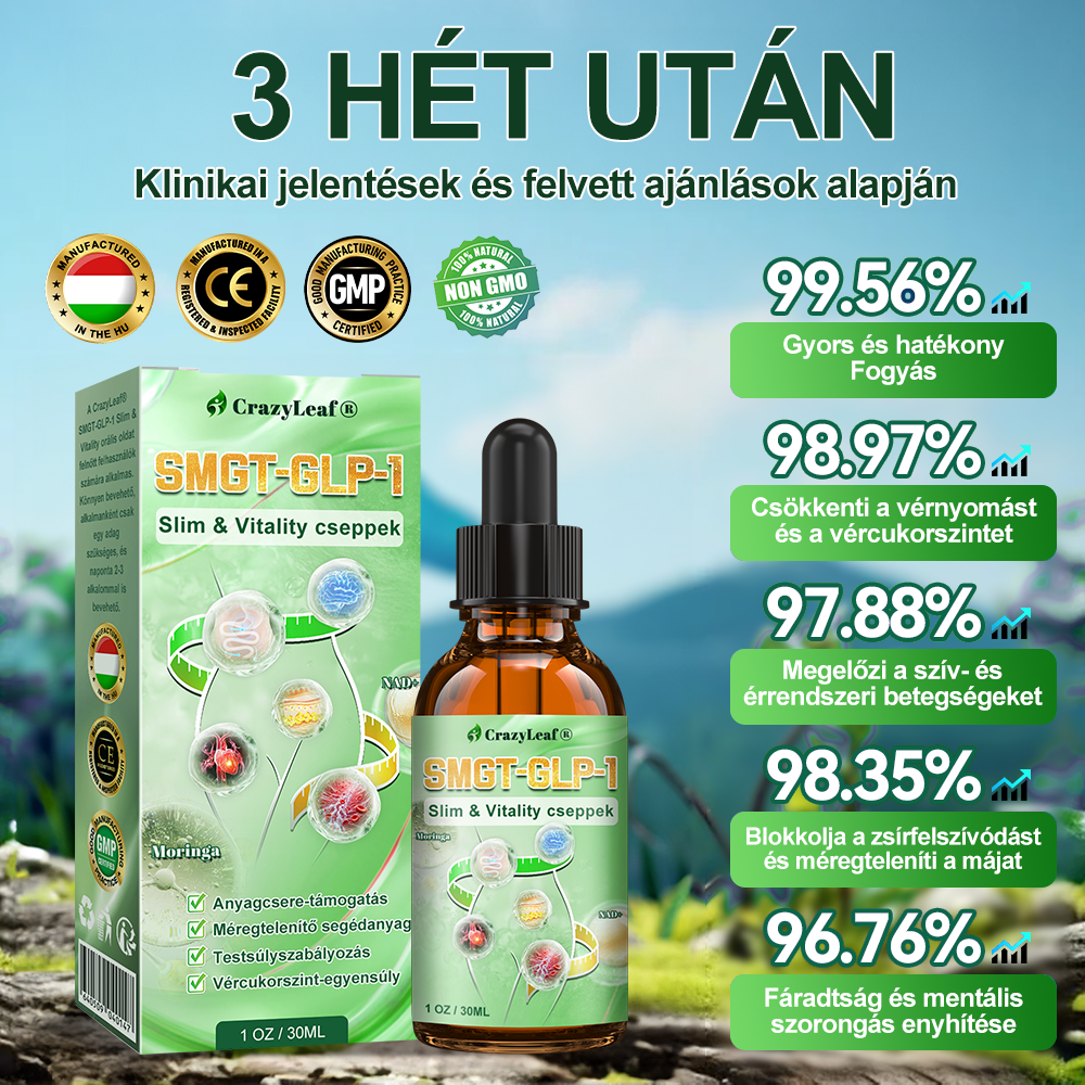 Már csak 5 doboz maradt! A 𝐂𝐫𝐚𝐳𝐲𝐋𝐞𝐚𝐟® 🐝🎁további 50% kedvezményt ad! Állítsd helyre a tested és az egészséged. Használd ki most, később már nem lesz rá lehetőséged.