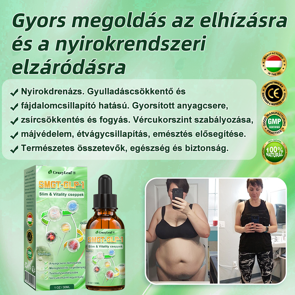 Már csak 5 doboz maradt! A 𝐂𝐫𝐚𝐳𝐲𝐋𝐞𝐚𝐟® 🐝🎁további 50% kedvezményt ad! Állítsd helyre a tested és az egészséged. Használd ki most, később már nem lesz rá lehetőséged.