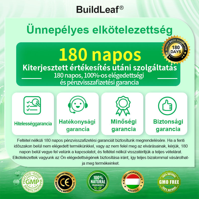 💥Utolsó 5 darab – 50% kedvezmény! 🌿 A készlet véges! Szerezd be MOST a BuildLeaf® cseppeket, és élvezd a gyors fogyást féláron! 💪