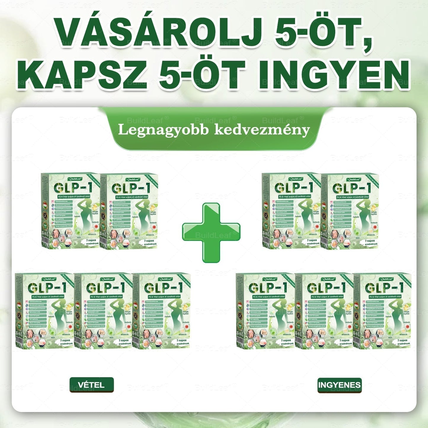 💥Utolsó 5 darab – 50% kedvezmény! 🌿 A készlet véges! Szerezd be MOST a BuildLeaf® cseppeket, és élvezd a gyors fogyást féláron! 💪