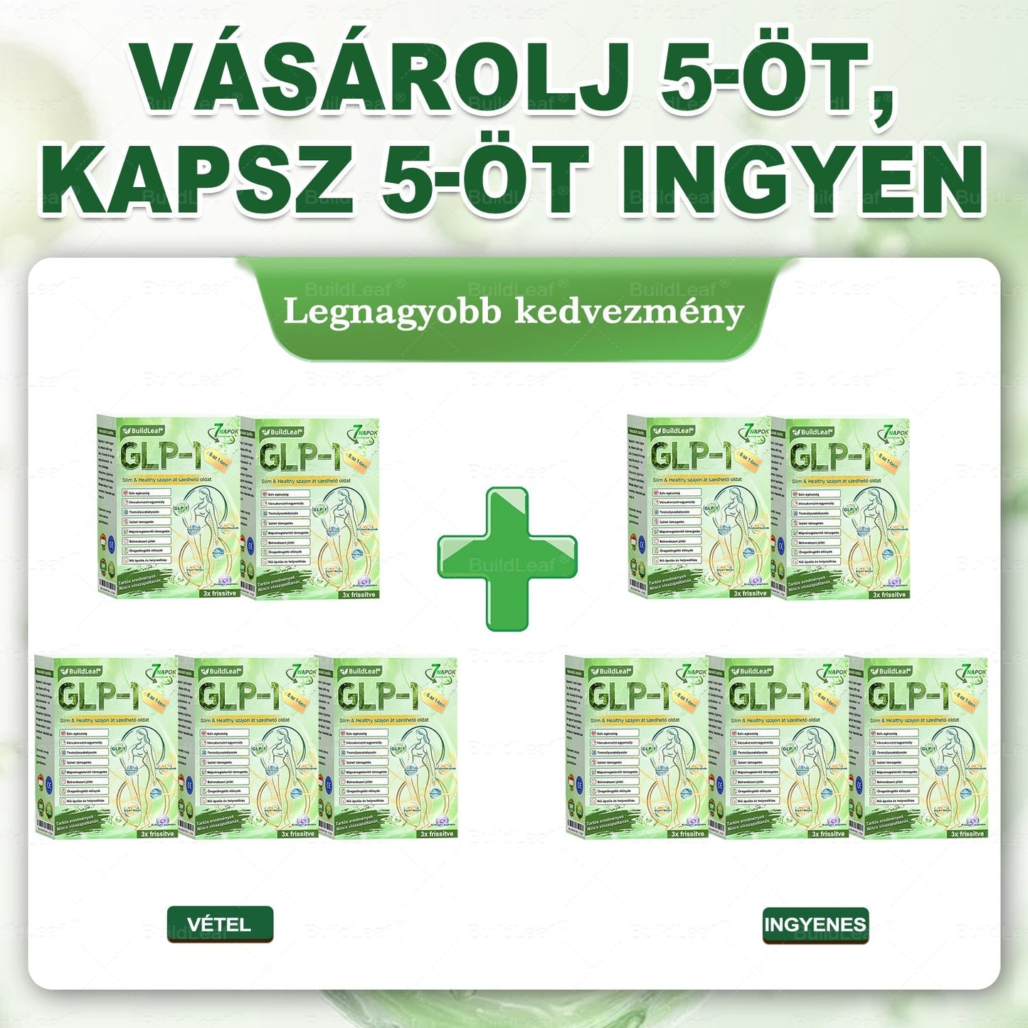 💥Utolsó 5 darab – 50% kedvezmény! 🌿 A készlet véges! Szerezd be MOST a BuildLeaf® cseppeket, és élvezd a gyors fogyást féláron! 💪
